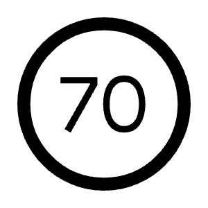 Nest Thermostat Icon from Sharp Line - Material Symbols Set