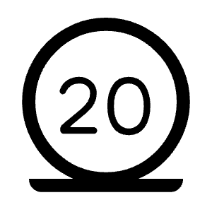 Nest Thermostat E Eu Icon from Rounded Line - Material Symbols Set