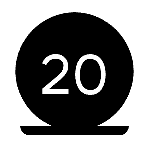 Nest Thermostat E Eu Fill Icon from Sharp Fill - Material Symbols Set