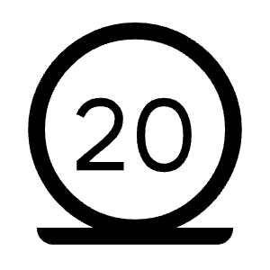 Nest Thermostat E Eu Icon from Outlined Line - Material Symbols Set