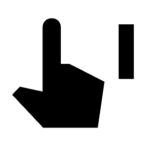 Nest Wake On Press Fill Icon from Sharp Fill - Material Symbols Set