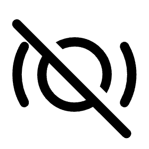 Sensors Krx Off Icon from Rounded Line - Material Symbols Set