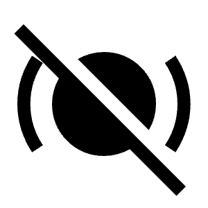 Sensors Krx Off Fill Icon from Outlined Fill - Material Symbols Set