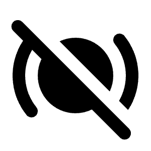Sensors Krx Off Fill Icon from Rounded Fill - Streamline Material Free Set