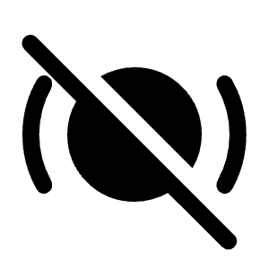 Sensors Krx Off Fill Icon from Rounded Fill - Material Symbols Set