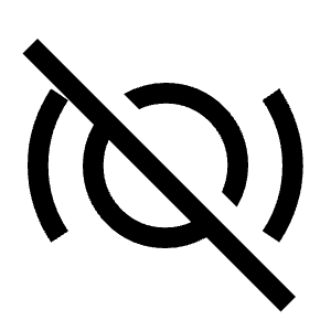 Sensors Krx Off Icon from Sharp Line - Material Symbols Set