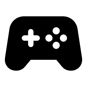 Stadia Controller Fill Icon from Rounded Fill - Streamline Material Free Set