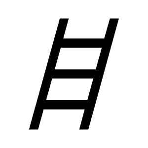 Tools Ladder Icon from Sharp Line - Material Symbols Set