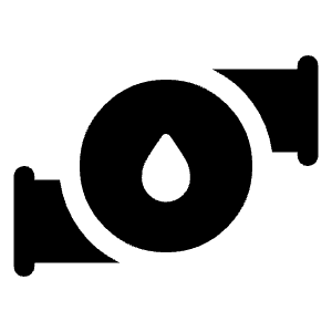 Water Pump Fill Icon from Rounded Fill - Material Symbols Set