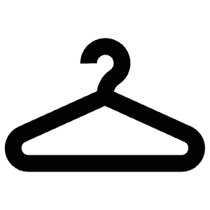 Clothing Hanger Icon from Atlas Line Set