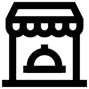 Food Store Icon from Atlas Line Set