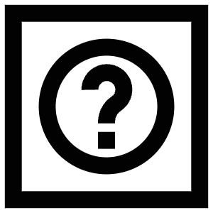 Question Icon from Atlas Line Set