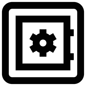 Safe Icon from Atlas Line Set