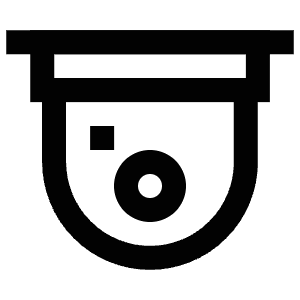 Security Camera Icon from Atlas Line Set