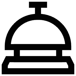 Service Bell Icon from Atlas Line Set