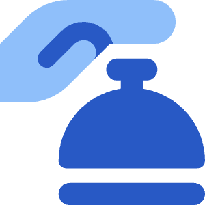 Concierge Receptionist Icon from Core Flat Set