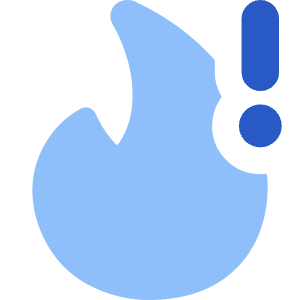 Heat Alert Icon from Core Flat Set
