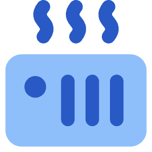 Heater Icon from Core Flat Set