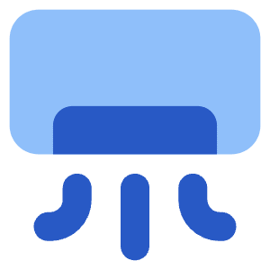 Hotel Air Conditioner Icon from Core Flat Set