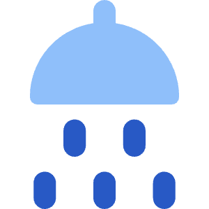 Hotel Shower Head Icon from Core Flat Set