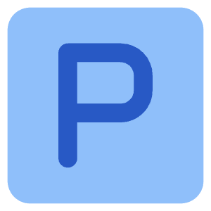Parking Sign Icon from Core Flat Set