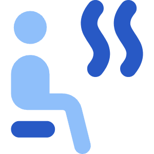 Sauna Room Icon from Core Flat Set