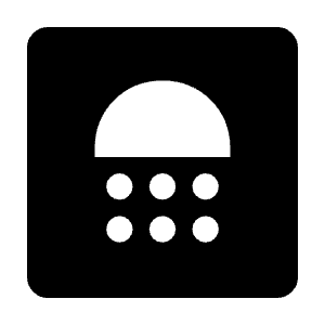 Bathroom Fill Icon from Outlined Fill - Material Symbols Set