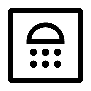 Bathroom Icon from Outlined Line - Material Symbols Set