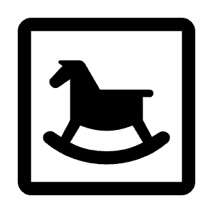 Bedroom Baby Icon from Rounded Line - Material Symbols Set