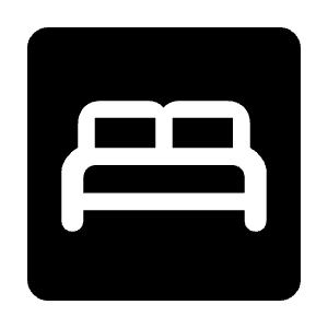 Bedroom Parent Fill Icon from Rounded Fill - Material Symbols Set