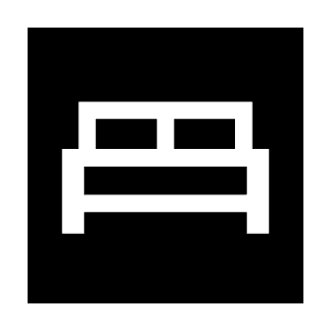 Bedroom Parent Fill Icon from Sharp Fill - Material Symbols Set
