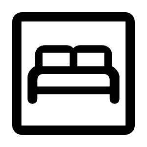 Bedroom Parent Icon from Rounded Line - Material Symbols Set