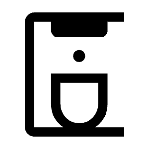 Coffee Maker Icon from Outlined Line - Material Symbols Set