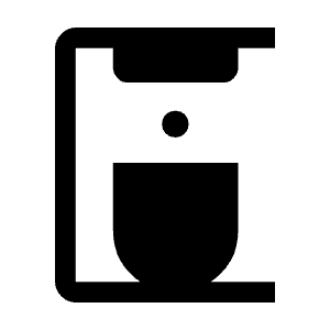 Coffee Maker Fill Icon from Outlined Fill - Material Symbols Set