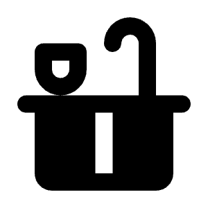 Countertops Fill Icon from Rounded Fill - Streamline Material Free Set