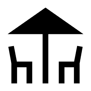 Deck Fill Icon from Sharp Fill - Material Symbols Set