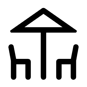 Deck Icon from Rounded Line - Material Symbols Set