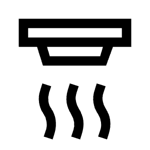 Detector Smoke Icon from Sharp Line - Material Symbols Set