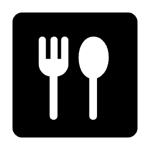 Dining Fill Icon from Rounded Fill - Material Symbols Set
