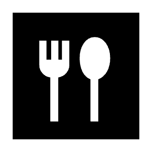 Dining Fill Icon from Sharp Fill - Material Symbols Set