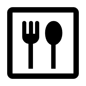 Dining Icon from Outlined Line - Material Symbols Set