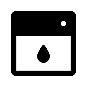 Dishwasher Fill Icon from Rounded Fill - Material Symbols Set