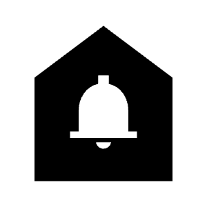 Doorbell Fill Icon from Sharp Fill - Material Symbols Set