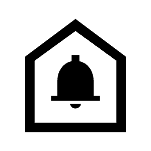 Doorbell Icon from Sharp Line - Material Symbols Set