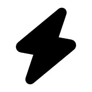 Electric Bolt Fill Icon from Rounded Fill - Material Pro Free Set