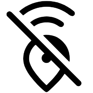 Emergency Share Off Icon from Rounded Line - Material Symbols Set