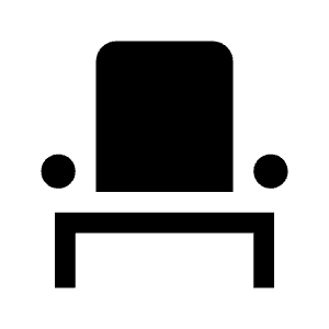 Event Seat Fill Icon from Outlined Fill - Material Symbols Set