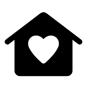 Family Home Fill Icon from Rounded Fill - Material Symbols Set