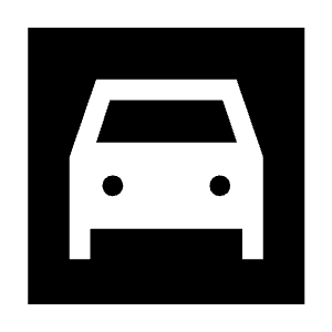 Garage Fill Icon from Sharp Fill - Material Symbols Set