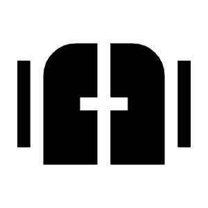 Gate Fill Icon from Outlined Fill - Material Symbols Set